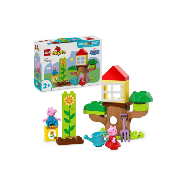 LEGO® DUPLO Peppa Pig Garden & Tree House 10431 Preschool Toy Set for Ages 2+