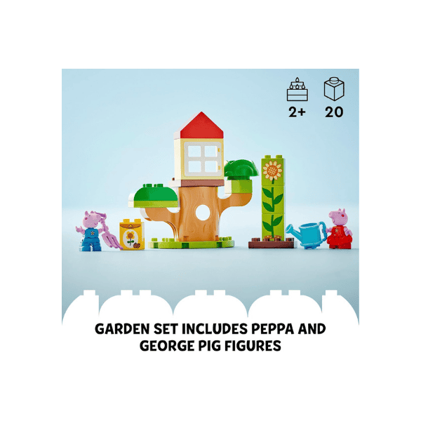 LEGO® DUPLO Peppa Pig Garden & Tree House 10431 Preschool Toy Set for Ages 2+