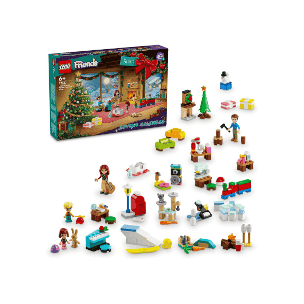 LEGO® Friends Advent Calendar 2024 Christmas Countdown Toy with 5 Characters & 3 Animals for Ages 6+