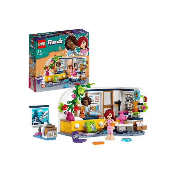 LEGO® Friends Aliya's Room 41740 Bedroom Set for Kids 6+ Includes Aliya Paisley and Aira the Puppy