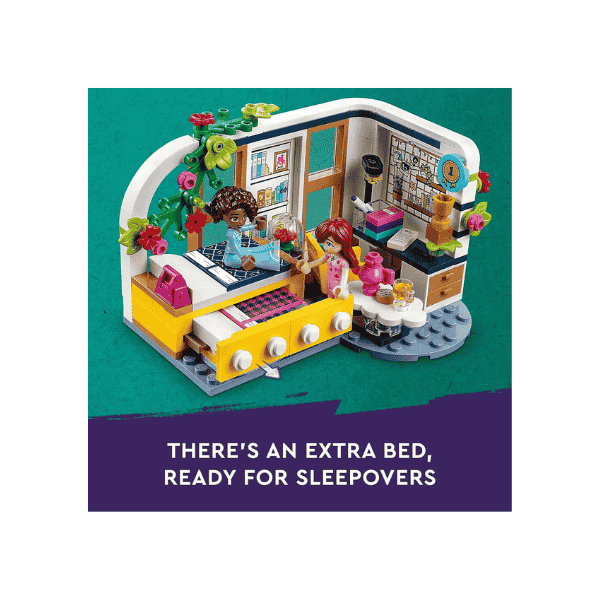 LEGO® Friends Aliya's Room 41740 Bedroom Set for Kids 6+ Includes Aliya Paisley and Aira the Puppy