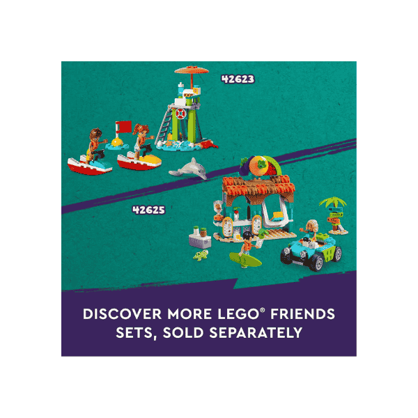 LEGO Friends Heartlake City Water Park 42630 Toy for Kids 8+ Includes 3 Mini Dolls and a Micro Doll for Pretend Play