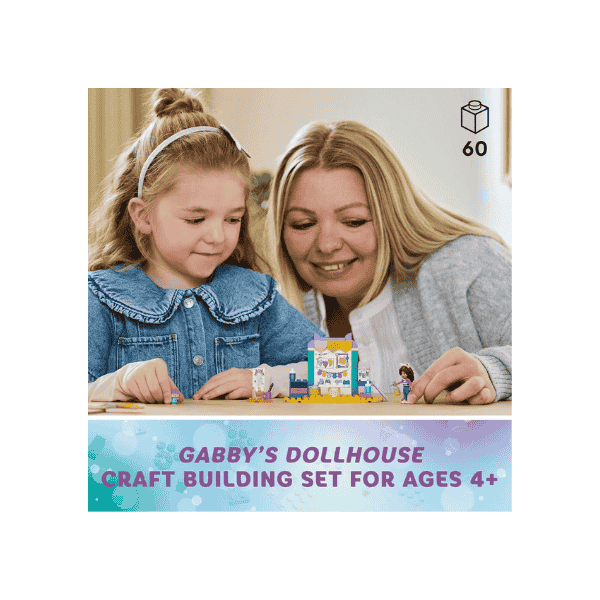 LEGO® Gabby’s Dollhouse Crafting with Baby Box 10795 Creative Playset for Kids Ages 4+