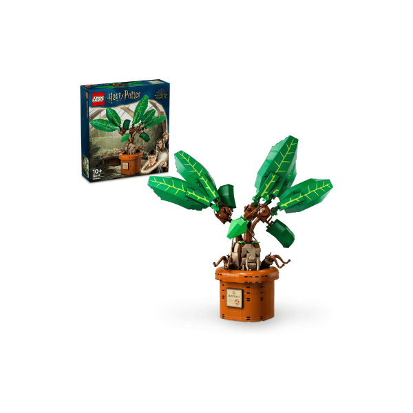 LEGO® Harry Potter Mandrake 76433 Magical Plant Figure and Pot Playset for Kids and Fans Perfect for Decor