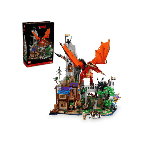 LEGO® Ideas Dungeons & Dragons Red Dragon’s Tale 21348 for Adults Fantasy Building Kit