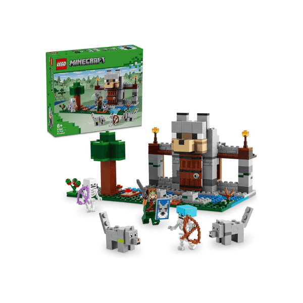 LEGO® Minecraft® The Wolf Stronghold 21261 Skeleton Fortress Playset for Kids 8+ Castle Building Adventure