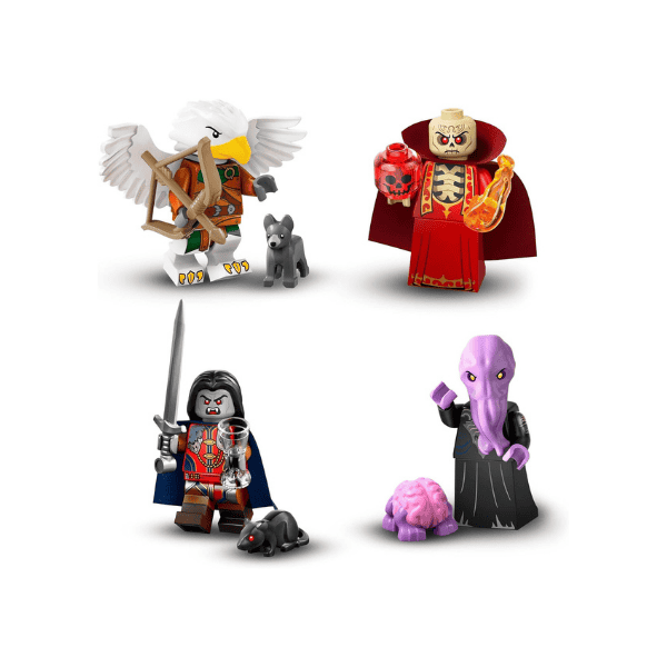 LEGO® Dungeons & Dragons Minifigures 71047 Tiefling Sorcerer & Gith Warlock Adventure Set for Kids 5+