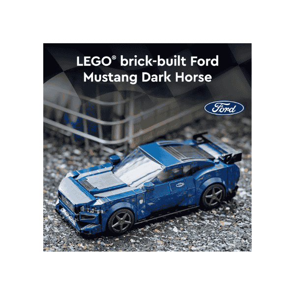 LEGO® Speed Champions Ford Mustang Dark Horse 76920  Buildable Sports Car Toy for Kids 9+