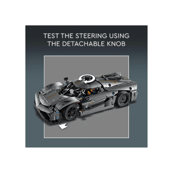 LEGO® Technic Koenigsegg Jesko Absolut 42173 Buildable Hypercar Model Kit for Kids Great for Motor Enthusiasts