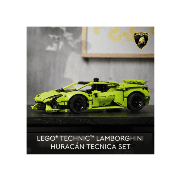 LEGO Technic Lamborghini Huracán Tecnica 42161 Racing Car Model Kit for Kids and Collectors