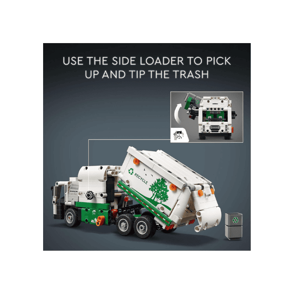 LEGO Technic Mack LR Electric Garbage Truck 42167 Toy for Kids 8+ Recycling Bin Lorry