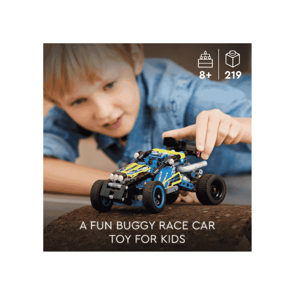 LEGO Technic Off Road Race Buggy 42164 Vehicle Toy for Kids 8+ with Realistic Features