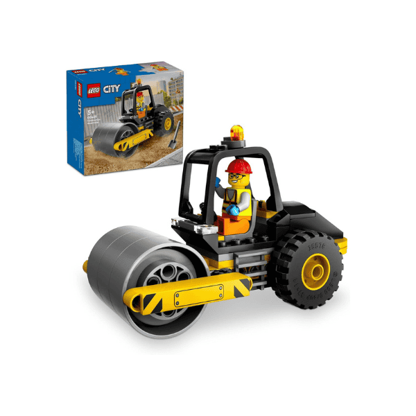 LEGO® City Steamroller 60401 Building Set for Kids 5+ with Minifigure