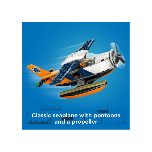 LEGO® City Jungle Explorer Water Plane 60425 Seaplane Toy with 2 Minif