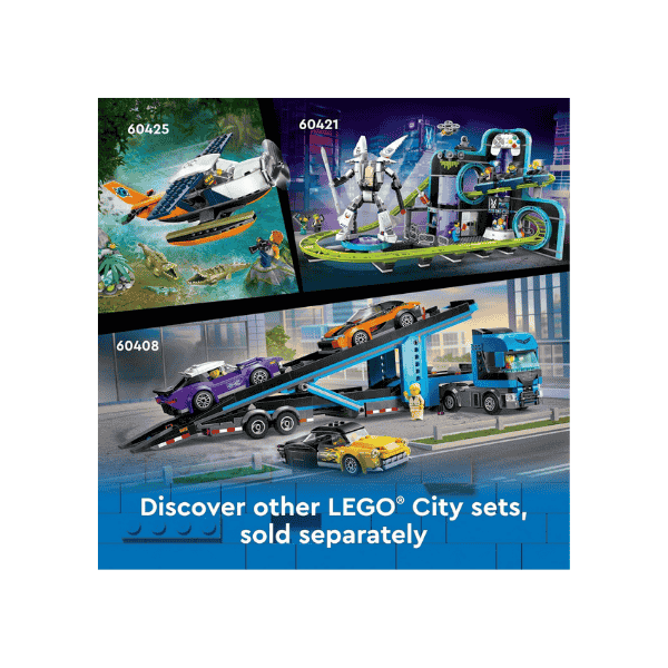 LEGO® City Double Decker Bus 60407 Toy Set for Kids 7+Includes 5 Characters with Baby and Buggy