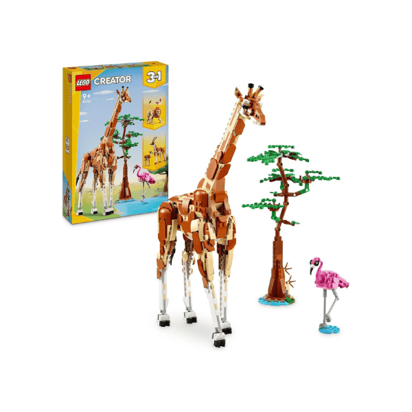 LEGO® Creator Wild Safari Animals 31150 Giraffe Gazelle and Lion Set for Kids 9+