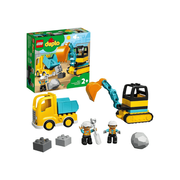 LEGO® DUPLO® Construction Truck & Excavator 10931  Toy for Kids 2+!