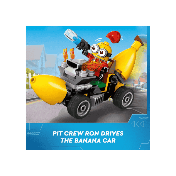 LEGO® Despicable Me Minions Banana Car 75580 Creative Playset for Kids 6+