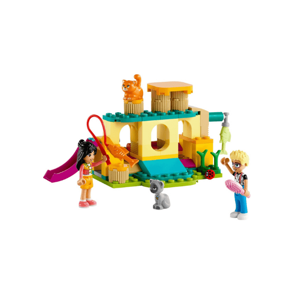 LEGO® Friends Cat Playground Adventure 42612 Toy Set for Kids 5+ with Olly & Liann