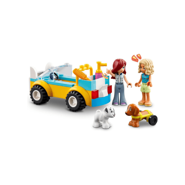 LEGO® Friends Dog Grooming Car 42635 Vehicle Playset for Kids 4+with 2 Mini Dolls and 2 Dogs