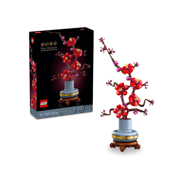 LEGO® Icons Plum Blossom 10369 Low Maintenance Flower Display Set for Adults Perfect for Relaxation!