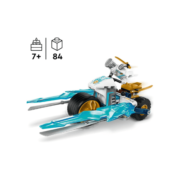 LEGO® NINJAGO® Zane’s Ice Motorcycle 71816 Ninja Set with Minifigure Vehicle for Ages 7+