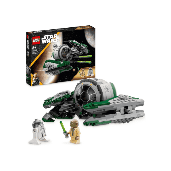 LEGO® Star Wars The Clone Wars Yoda’s Jedi Starfighter 75360 Building Set Includes 2 Iconic Minifigures