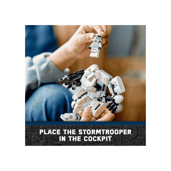 LEGO® Star Wars Stormtrooper Mech 75370 Features Cockpit for Character and Buildable Stud Shooting Blaster