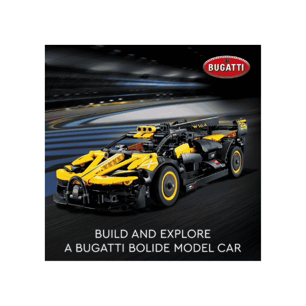 LEGO® Technic Bugatti Bolide 42151 Racing Car Model Kit for Kids 9+