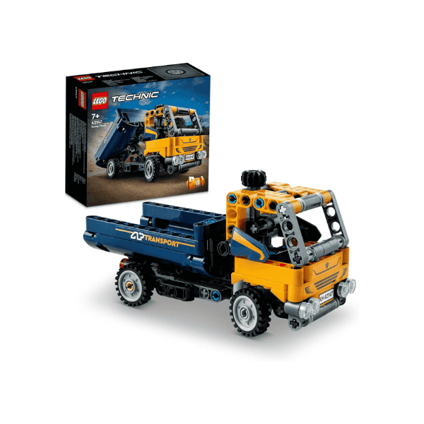 LEGO® Technic Dump Truck 42147 Building Set for Kids 7+