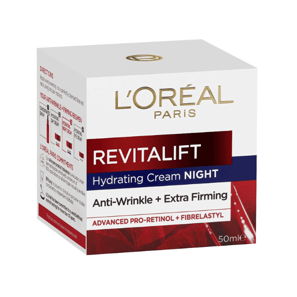 L'Oréal Paris Revitalift Anti-Aging Night Cream Pro Retinol & Fibrelasty 50ml