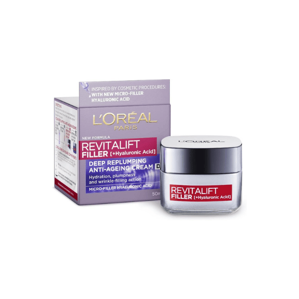 L'Oréal Paris Revitalift Filler Day Cream 50ml  Plumping & Anti Wrinkle Formula