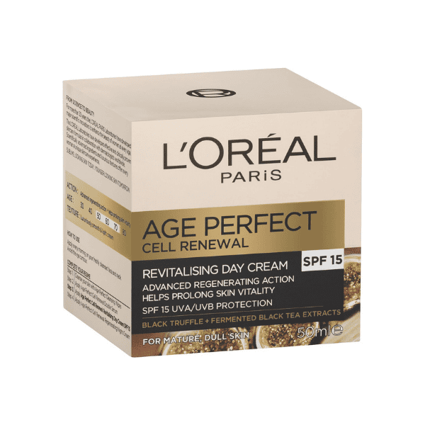 L'Oréal Paris Age Perfect Day Cream 50ml  Revitalizing & Glow Enhancing