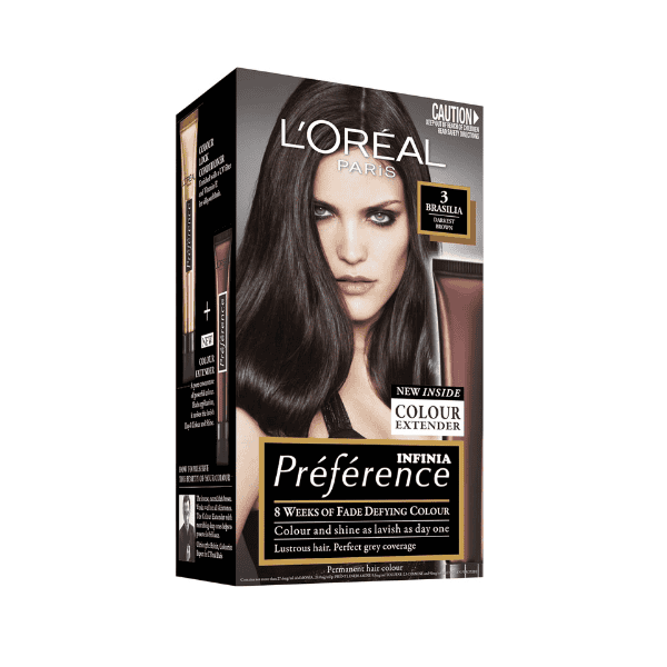 L'Oréal Paris Préférence Permanent Hair Color 3 Brasilia