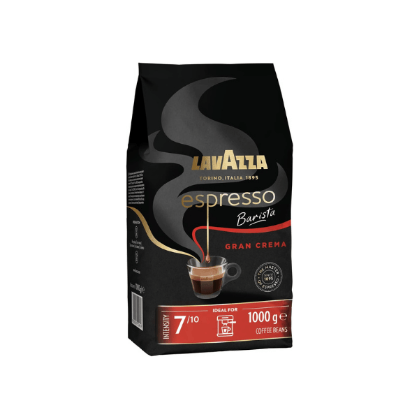 Lavazza Espresso Barista Gran Crema – 1 kg of Light Roast Coffee Beans