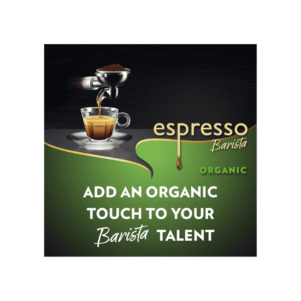 Lavazza Espresso Barista Organic 1 kg of Quality Arabica and Robusta Beans