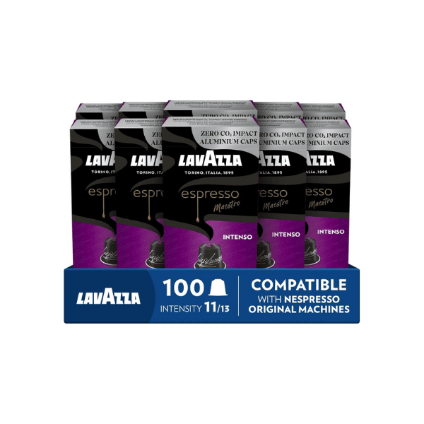 Lavazza Espresso Maestro Intenso Medium Roast Coffee Pods 10 Packs of 10 Pods