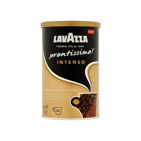 Lavazza Prontissimo Intenso Instant Coffee with Dark Roast and Toasted Aroma