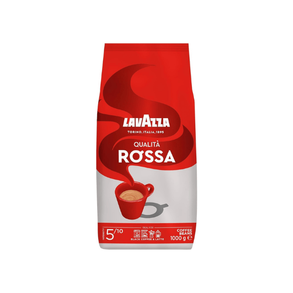 Lavazza Qualità Rossa 1 Kg Arabica and Robusta Blend with Rich Chocolate Aroma