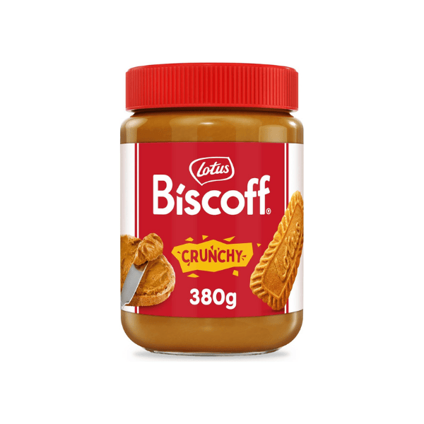 Lotus Biscoff Biscuit Crunchy Spread 380g Ideal for Toast Waffles & More