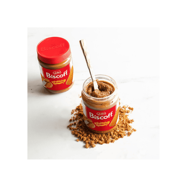 Lotus Biscoff Biscuit Crunchy Spread 380g Ideal for Toast Waffles & More