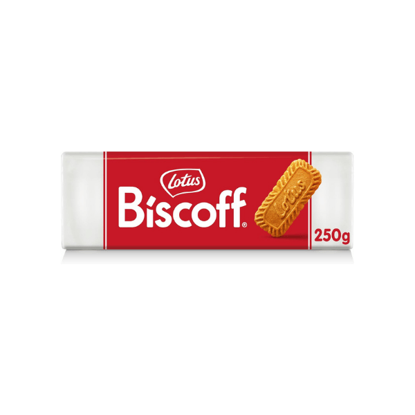 Lotus Biscoff Caramelized Biscuits 250g Perfect for Pairing with Coffee or Tea