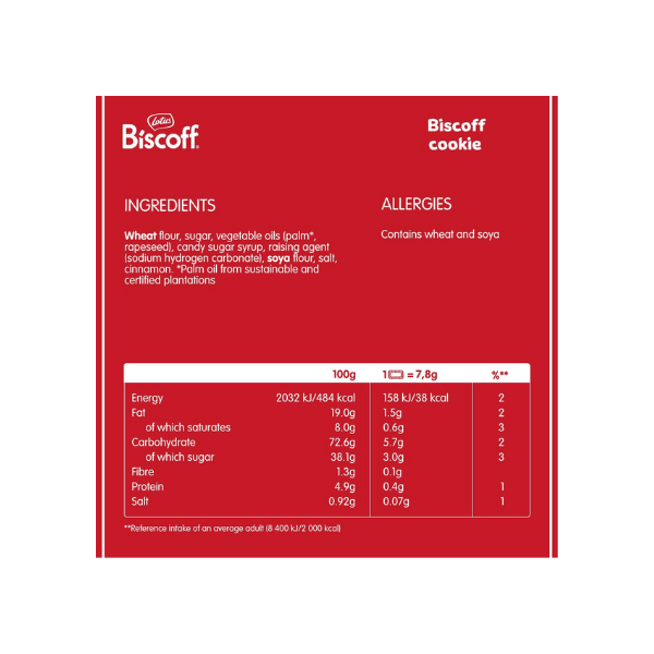 Lotus Biscoff Caramelized Biscuits 250g Perfect for Pairing with Coffee or Tea