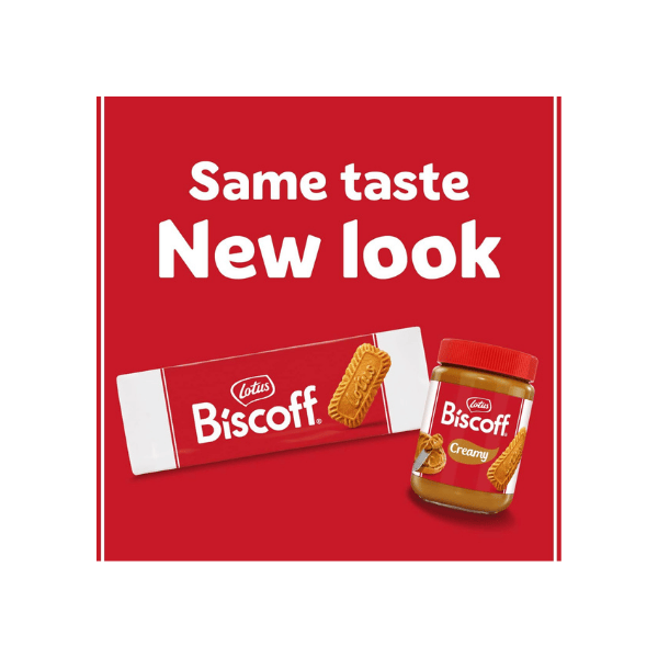 Lotus Biscoff Sweet Spread Smooth & Creamy 400g Ideal for Spreading & Snacking