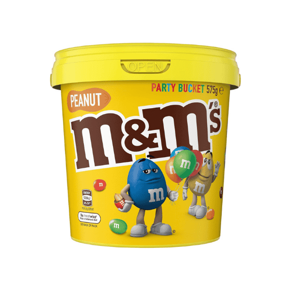 M&M's Peanut Chocolate Party Tub 575g