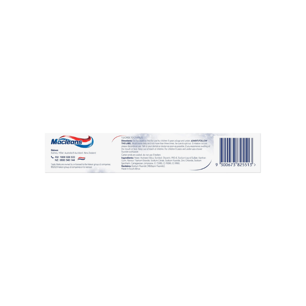 Macleans Original Multi Action Toothpaste 170g