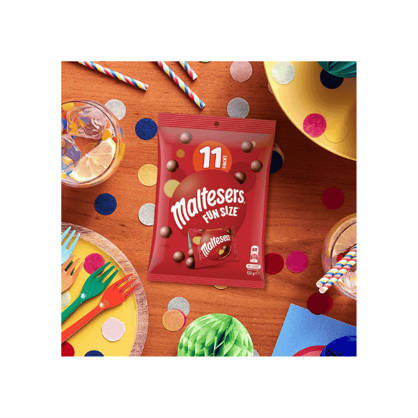 Maltesers Milk Chocolate Party Share Bag Perfect for Sharing with 11 Pieces