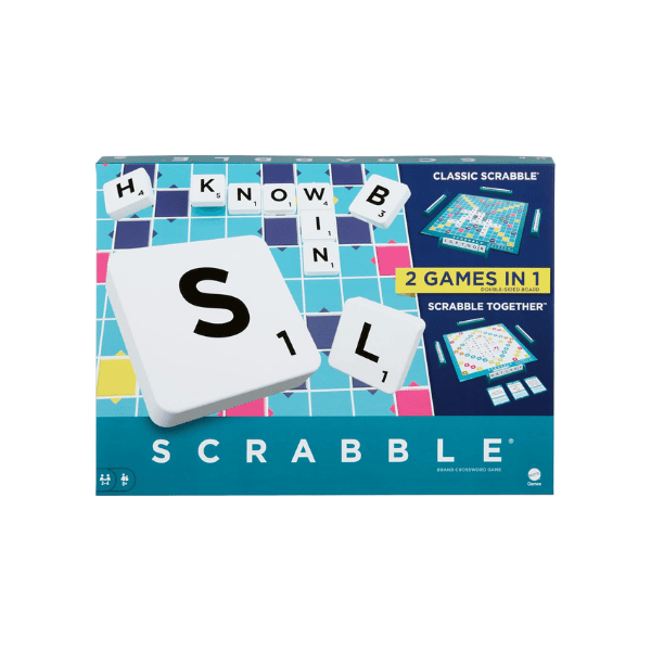 Mattel Games Scrabble Learn and Play with Two Exciting Game Modes