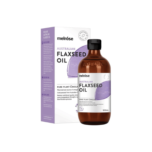 Melrose Australian Flaxseed Oil 500ml – Premium Cold-Pressed Omega-Rich Oil