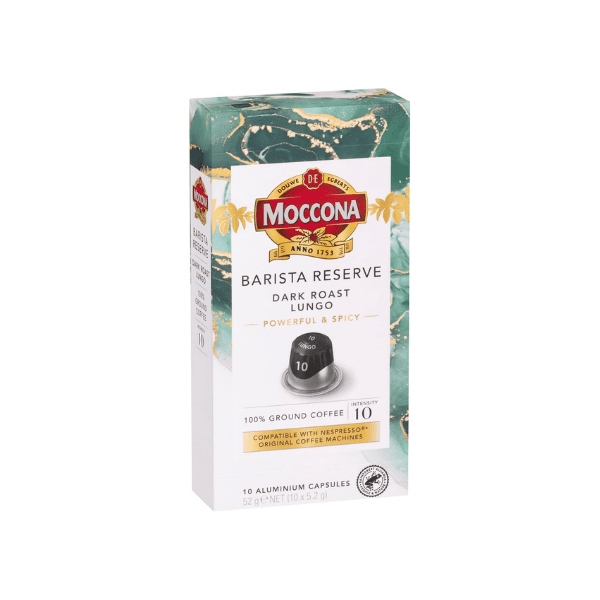 Moccona Barista Reserve Dark Roast Lungo 100 Nespresso-Compatible Capsules